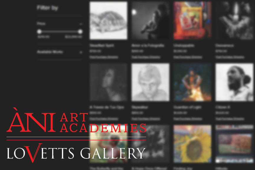 ÀNI Art Academies at Lovetts Gallery, Tulsa OK