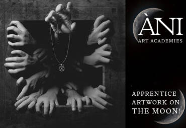ÁNI Art Apprentices Artwork on the Moon