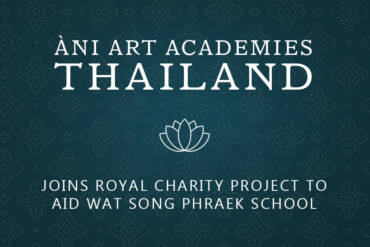 Ani Art Academy Thailand Joins Royal Charity Project to Aid Wat Song Phraek School, Phang Nga