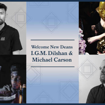 Welcome New Deans I.G.M. Dilshan and Michael Carson