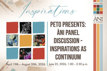 Inspirations Exhibition Continues Through August 30 – Panel Discussion Tomorrow