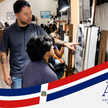 Mitchell Bagnas Visits ÀNI Art Academies Dominicana
